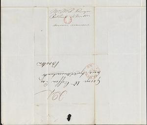 W.P. Sawyer to George Coffin, 26 November 1832
