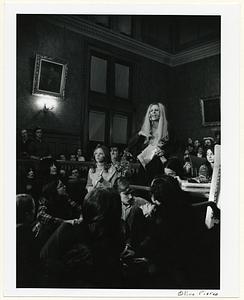 Cambridge City Council Hearing on the Death of Larry Largey, Mrs. McCartney Speaking, November 1972