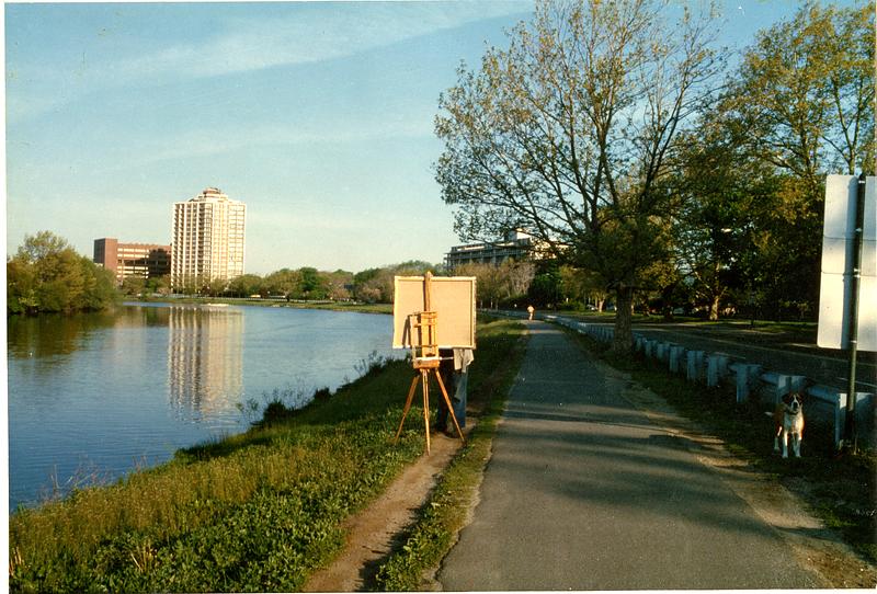 Painting on the Charles River