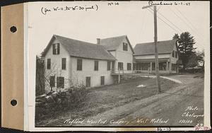 Rutland Worsted Co., house and barn #14, West Rutland, Rutland, Mass., May 3, 1928