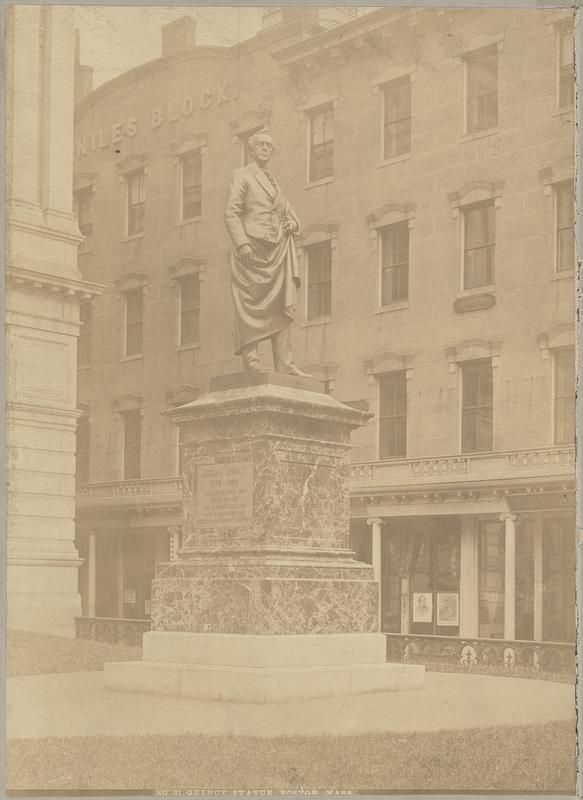 No. 31 Quincy statue, Boston, Mass.