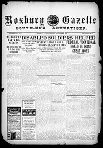 Roxbury Gazette and South End Advertiser, November 08, 1919