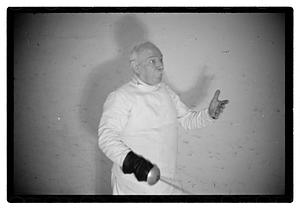 Danguy fencing master, also Gordon Muir, also Chamberlain