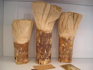 Lace tree rolls of three different heights
