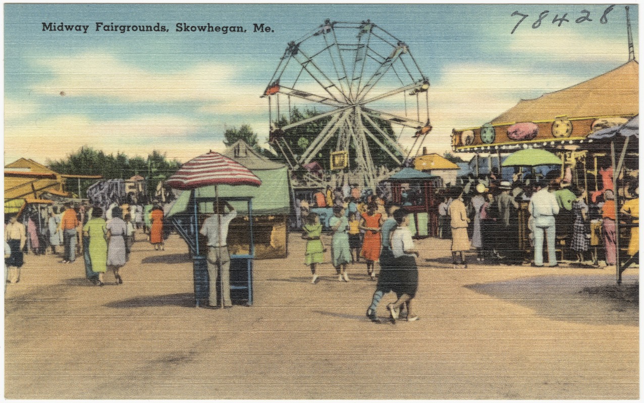 Midway Fairgrounds, Skowhegan, Me. Digital Commonwealth