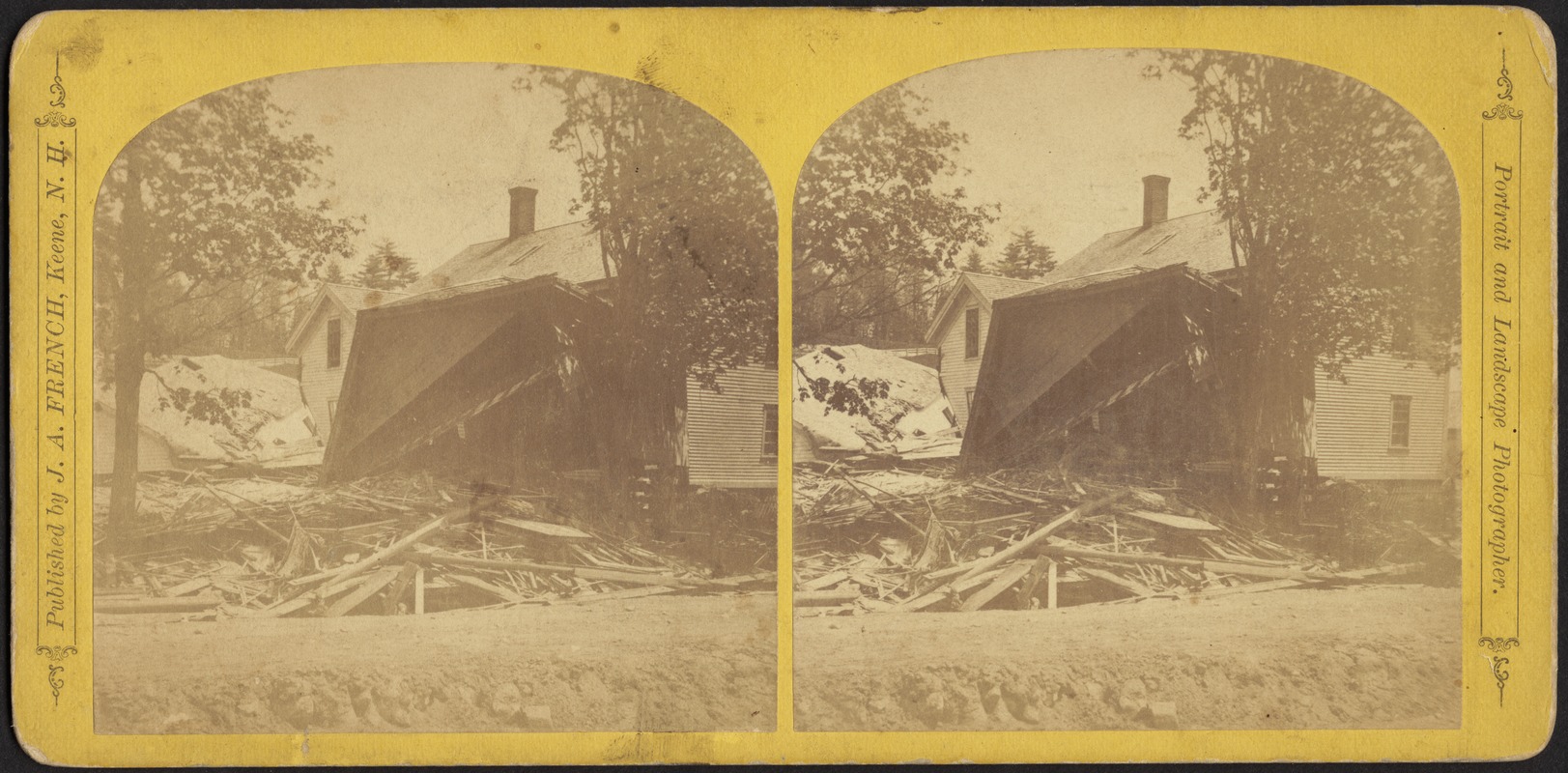 A collision of three houses; total wreck--Leeds