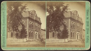 View of Hayden, Gere & Co.’s Bank Building and Office before the flood--Haydenville