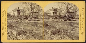 West side of Mill River--Williamsburg; [showing Hiram Hill house]