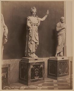 Athena with helmet, resembling the Varvakeion statue