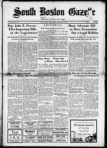 South Boston Gazette, February 10, 1939