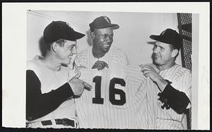 Sports Baseball-Teams A.L. Chicago White Sox L to r Lollar, Boyd, Trucks White Sox