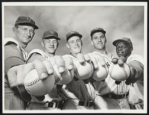 Coming to Grips-What will the Mets use for pitching? Well, they'll start off with, left to right, Roger Craig, Jay Hook, Bob Miller, Craig Anderson and Al Jackson.