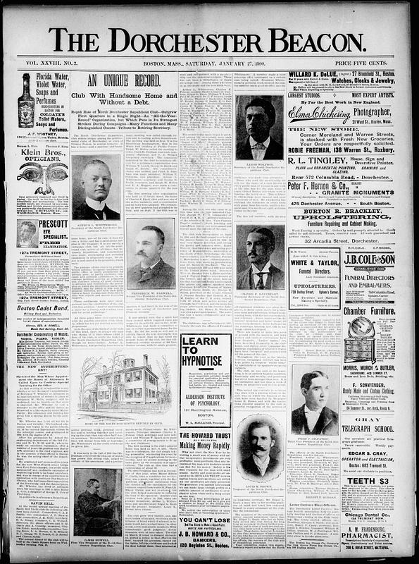 The Dorchester Beacon. January 27, 1900 - Digital Commonwealth