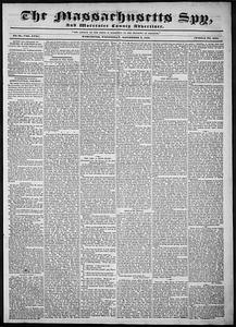 The Massachusetts Spy, and Worcester County Advertiser