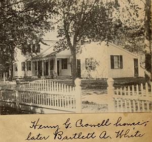 Henry G. Crowell house, later home of Bartlet A. White, 28 Pleasant St. (side view), South Yarmouth, Mass.