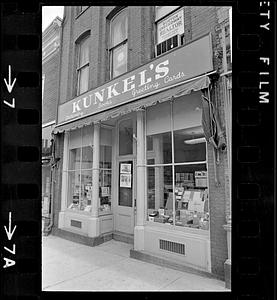 Kunkel's stationery store