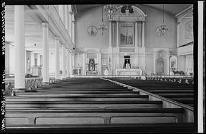 Interior, St. Stephen's Church, Boston