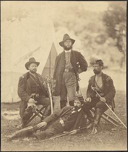 Officers of 4th Penn. Cavalry, Westover Landing, Va., August, 1862