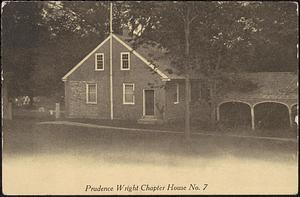 Prudence Wright chapter house no. 1