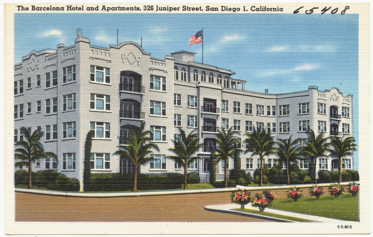 The Barcelona Hotel and Apartments, 326 Juniper Street, San Diego 1, California