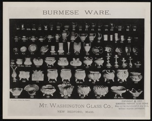 Mount Washington Glass Co. catalog page