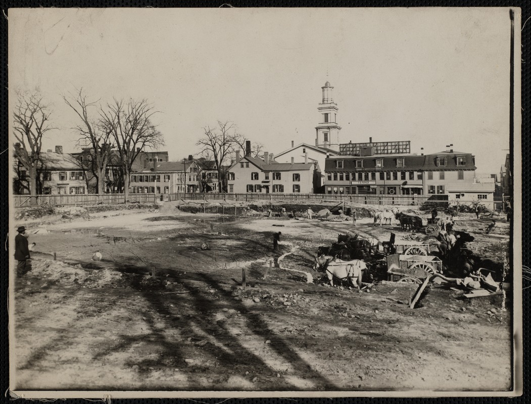 Construction of US Post Office, New Bedford, MA