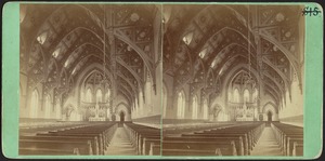 Interior of St. Lawrence Church, New Bedford, MA