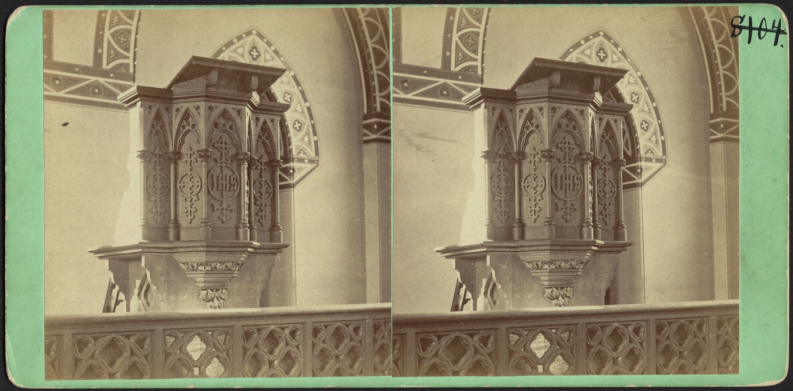 Pulpit of St. Lawrence Church, New Bedford, MA