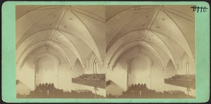 Interior of M.E. Church, New Bedford, MA