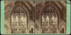 Interior of  St. Lawrence Church, New Bedford, MA