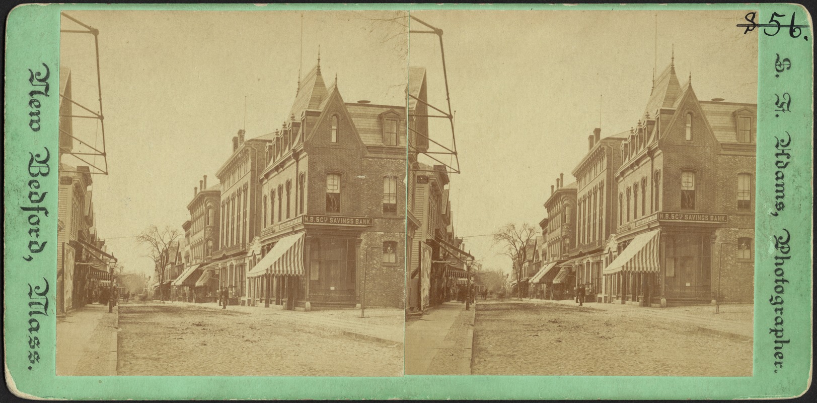 View of Businesses on Purchase Street, New Bedford, MA Digital