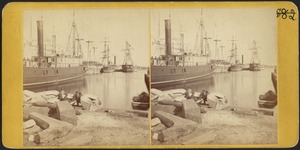 Propeller Wharf, New Bedford, and the Steamer Acushnet