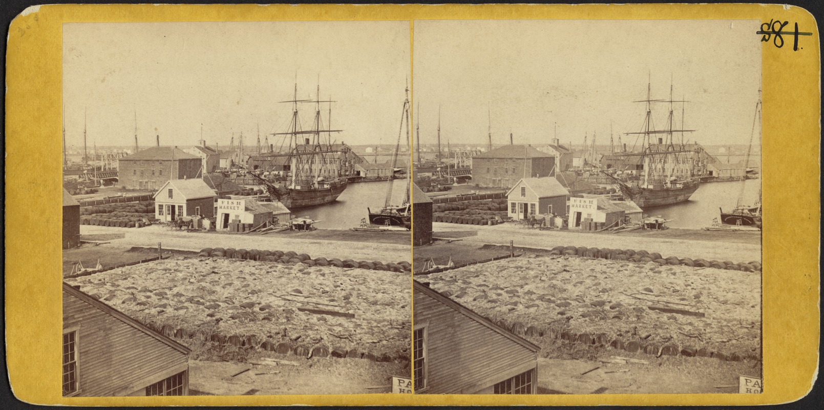 Wharves on Fish Island, New Bedford, MA