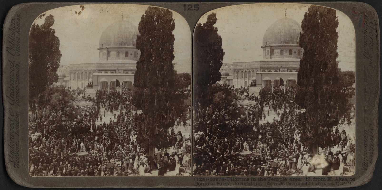 Pilgrims Approaching Temple, Jerusalum