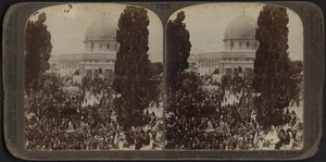 Pilgrims Approaching Temple, Jerusalum