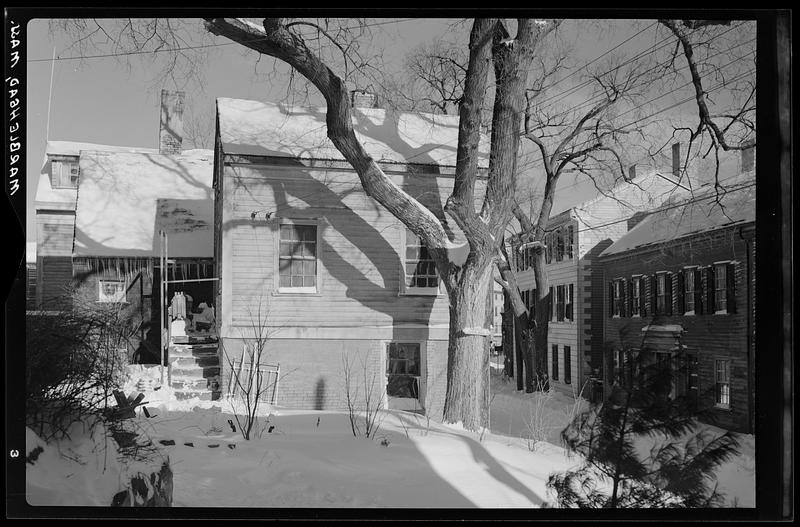 Marblehead, houses, snow