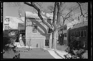 Marblehead, houses, snow