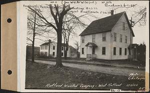 Rutland Worsted Co., house #10, 2 houses #101/2, #11-111/2, West Rutland, Rutland, Mass., May 3, 1928