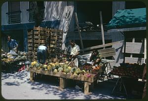 Produce stand, Athens, Greece