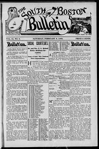 The South Boston Bulletin