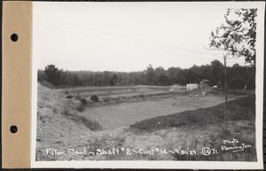 Contract No. 14, East Portion, Wachusett-Coldbrook Tunnel, West Boylston, Holden, Rutland, filter plant, Shaft 2, Holden, Mass., Sep. 30, 1929