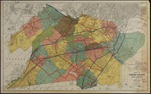 Map of Union County, New Jersey