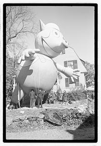 Giant pig character balloon