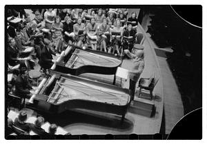 Recording "La Mer" for Victor R.C.A., Dr. K & Boston Symphony Orchestra, also recording mch.