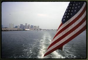 Boston 1987: Skyline of Boston from South Boston