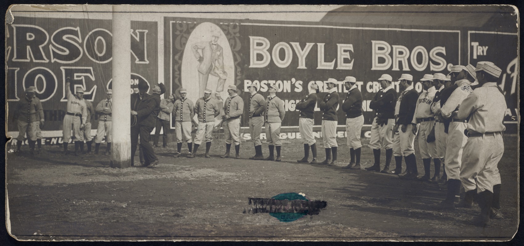 Raising the Championship Flag, Opening Day