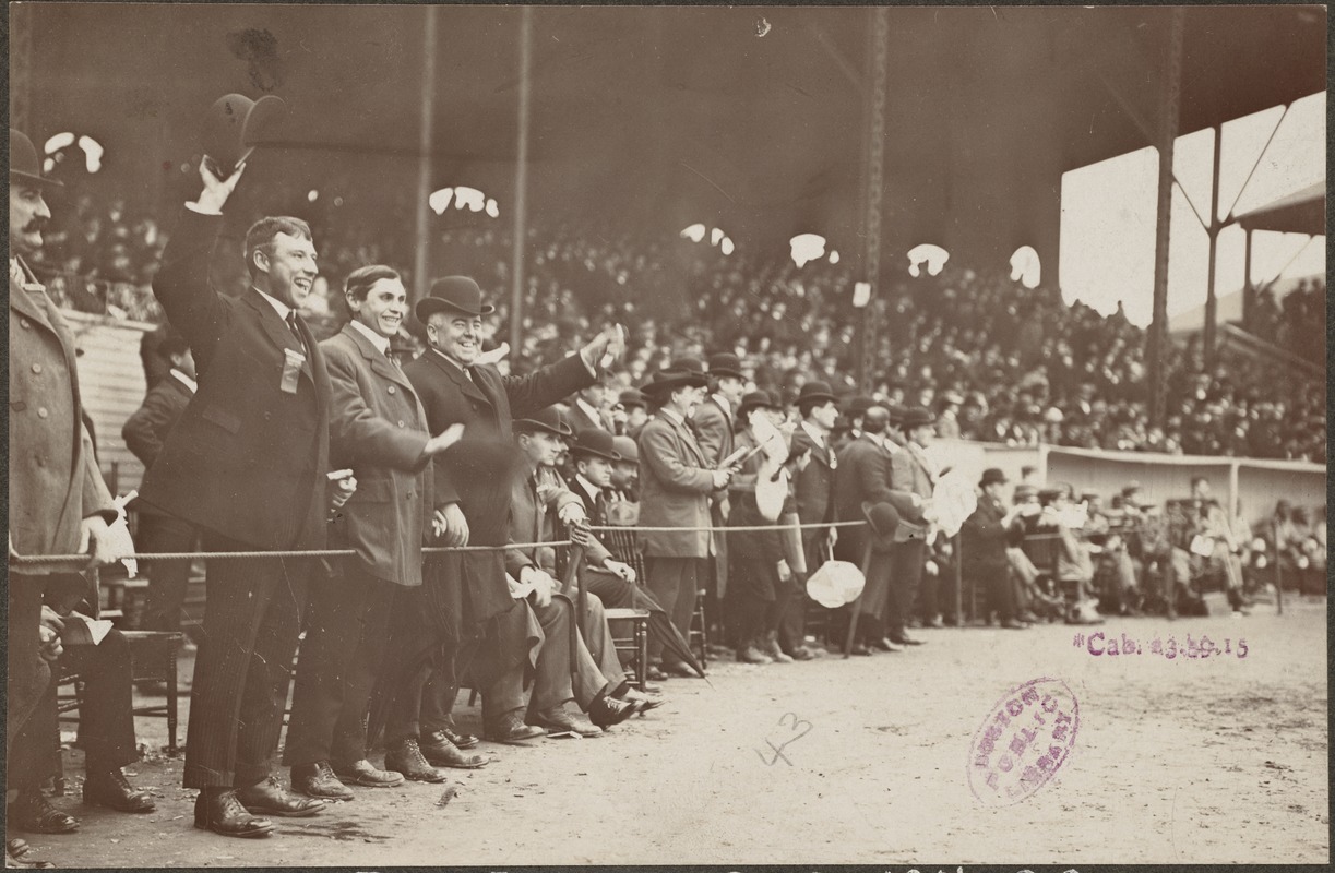 The Boston Royal Rooters at the Huntington Avenue Grounds, 1903