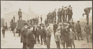 Fans outside the Huntington Avenue Grounds, 1903 World Series