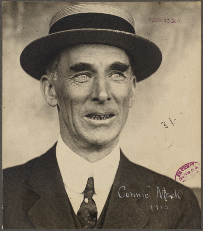 Connie Mack, Manager and owner of the Philadelphia Athletics