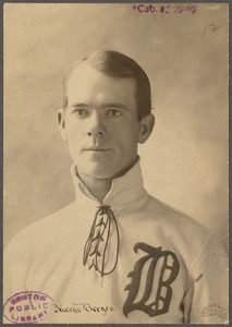 Boston Nationals catcher Martin Bergen